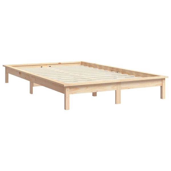 vidaXL Bedframe massief grenenhout 180x200 cm