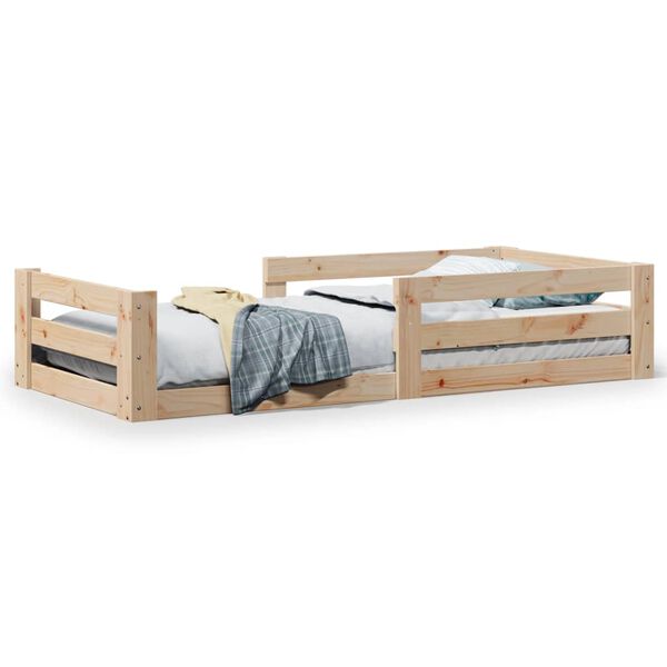 vidaXL Bedframe zonder matras massief grenenhout 90x190 cm