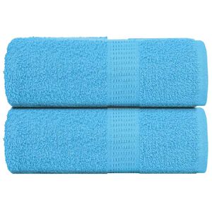 vidaXL Washandjes FROGN 2 st 30x30 cm 360 g/m&sup2; turquoise