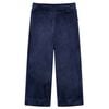 vidaXL Kinderbroek fluweel 116 donkerblauw