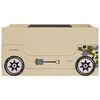 vidaXL 3-delige Kindertafel- en stoelenset off-road-auto-ontwerp MDF