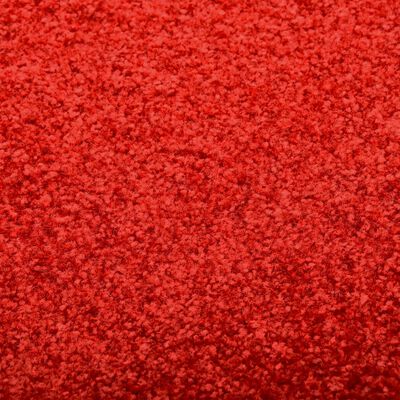 vidaXL Deurmat wasbaar 120x180 cm rood