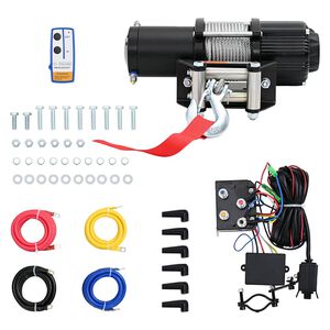 vidaXL Lier elektrisch 12 V 4.500 lbs 2.040 kg met afstandsbediening