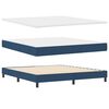 vidaXL Boxspringbed met hoofdeinde Blauw 180 x 200 cm Stof