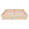 vidaXL Bedframe massief hout 120x190 cm