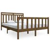 vidaXL Bedframe massief hout honingbruin 140x190 cm