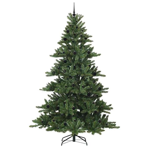 vidaXL Kunstmatige Inklapbare Kerstboom met 300 LED 240 cm PVC