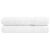 vidaXL Saunadoeken SOLUND 2 st 600 g/m&sup2; 80x200 cm wit