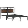 vidaXL Bedframe zonder matras bewerkt hout bruin eikenkleur 120x200 cm