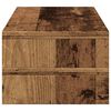 vidaXL Monitorstandaard 54x22x15 cm bewerkt hout oud houtkleurig