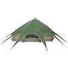 vidaXL Teepee Tent met dak Groen en Grijs 600 x 600 x 347 cm