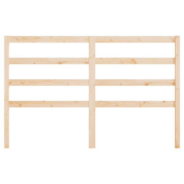 vidaXL Hoofdbord 141x4x100 cm massief grenenhout