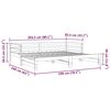 vidaXL Uitschuifbare slaapbank zonder matras 80x200 cm