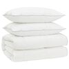 vidaXL 90% ganzen dons dekbedset FULDA 3 st 200 x 220 cm 310 GSM Wit