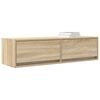 vidaXL TV-kast met lade Sonoma eiken 100 x 31 x 25,5 cm Bewerkt hout