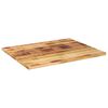 vidaXL Tafelblad rechthoekig 100x80x3,8 cm massief ruw mangohout