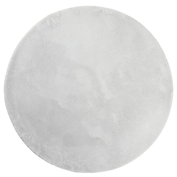 vidaXL Vloerkleed HUARTE laagpolig zacht wasbaar &Oslash; 120 cm grijs