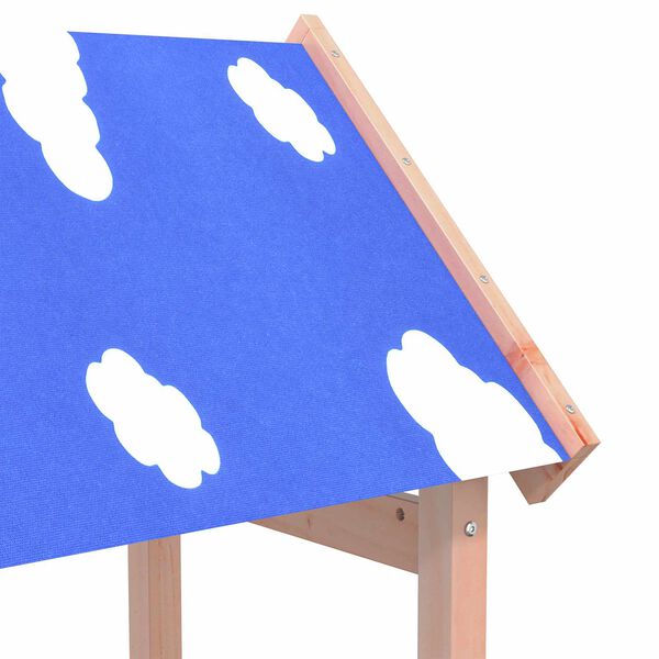 vidaXL Speeltoren Bruin 52,5 x 46,5 x 195 cm Massief Douglas hout