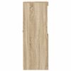 vidaXL Dressoir 81x37x100 cm bewerkt hout sonoma eikenkleurig