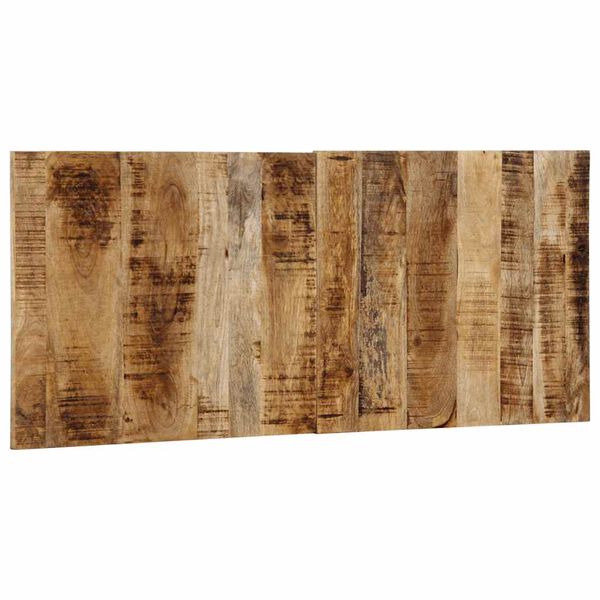 vidaXL Hoofdbord 120 cm massief ruw mangohout