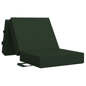 vidaXL Vouwbare Bankbed 90 x 63 x 45 cm Donkergroen