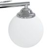 vidaXL Plafondlamp met glasbollen rond 4xG9