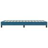 vidaXL Bedframe zonder matras 80x220 cm fluweel donkerblauw