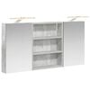 vidaXL Badkamerkastenset 3 st 100 x 10,5 x 50 cm Bewerkt hout