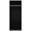 vidaXL Kledingkast Artisan Eiken 80 x 50 x 200 cm Bewerkt hout
