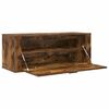 vidaXL Schoenenkast wandgemonteerd 100x35x38 cm bewerkt hout eiken