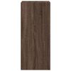 vidaXL Dressoir 40x41x93 cm bewerkt hout bruin eikenkleur