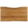 vidaXL Tafelblad met natuurlijke rand 110x60x2,5 cm massief mangohout