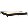 vidaXL Bedframe zonder matras stof zwart 180x200 cm