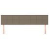 vidaXL Hoofdborden 2 st 90x5x78/88 cm stof taupe