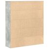 vidaXL Boekenkast 89x24x101,5 cm bewerkt hout betongrijs