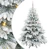 vidaXL Kunstkerstboom met 150 LED met standaard Wit 150 cm PE en PVC