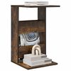 vidaXL Bijzettafel Gerookt eiken 40 x 35 x 60,5 cm Bewerkt hout
