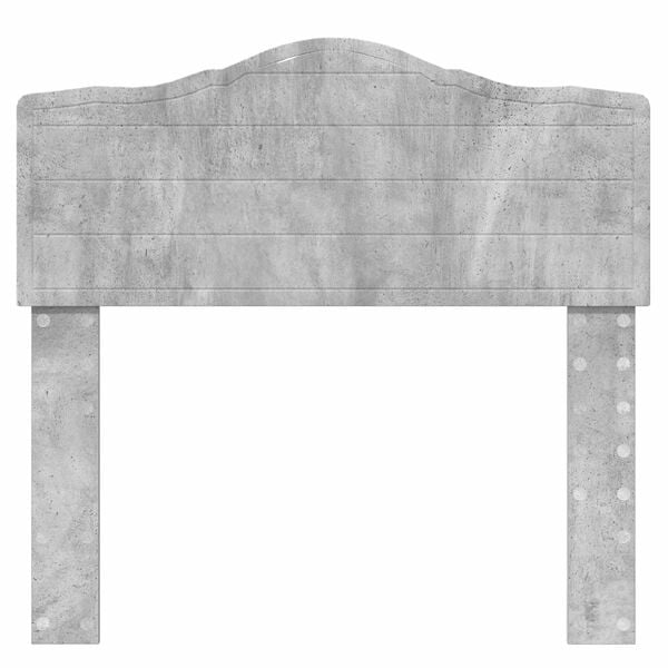 vidaXL Hoofdbord Beton Grijs 100 cm Bewerkt hout