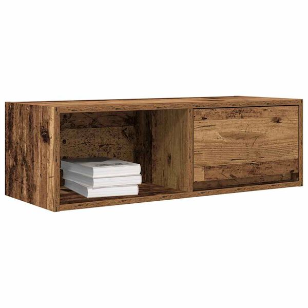 vidaXL Tv-meubels 2 st 80x31x25,5 cm bewerkt hout oud houtkleurig