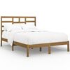vidaXL Bedframe massief hout honingbruin 120x190 cm