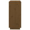 vidaXL Dressoir 74x35x80 cm massief grenenhout honingbruin