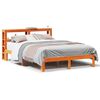 vidaXL Bedframe zonder matras massief grenenhout wasbruin 120x200 cm