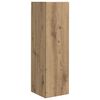 vidaXL Tv-meubelset Wandgemonteerd 4 pcs Artisan Eiken Bewerkt hout