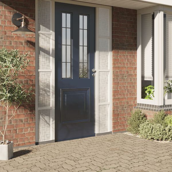 vidaXL Raamfolie sterrenpatroon mat 90x500 cm PVC