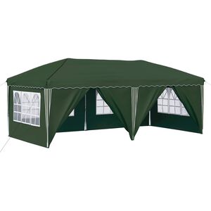 vidaXL Pop-up partytent 575 x 288 x 245 cm Groen