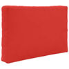 vidaXL Buiten bankkussen 3 pcs Rood Polyester