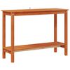 vidaXL Wandtafel Wasbruin 110 x 40 x 80 cm Massief grenenhout