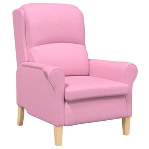 vidaXL Fauteuil Roze 76 x 94 x 102 cm Stof