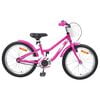 vidaXL Kinderfiets 18 Inch voor 5-7 jaar Donkerroze