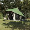 vidaXL Familie Tipi Tent met dak Groen 508 x 470 x 300 cm